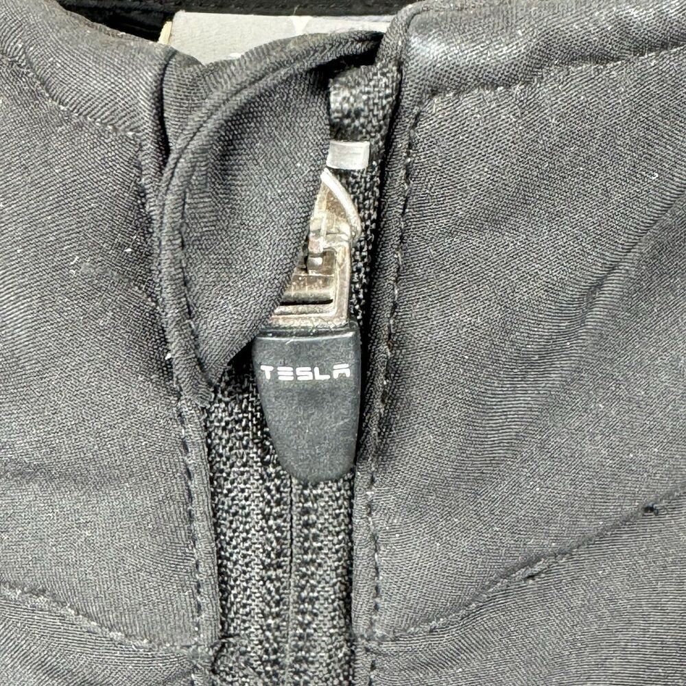 Tesla Jacket Black Red Full Zip Softshell Employe… - image 4